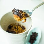 Chocolate Chip Teh Tarik Mug Cake